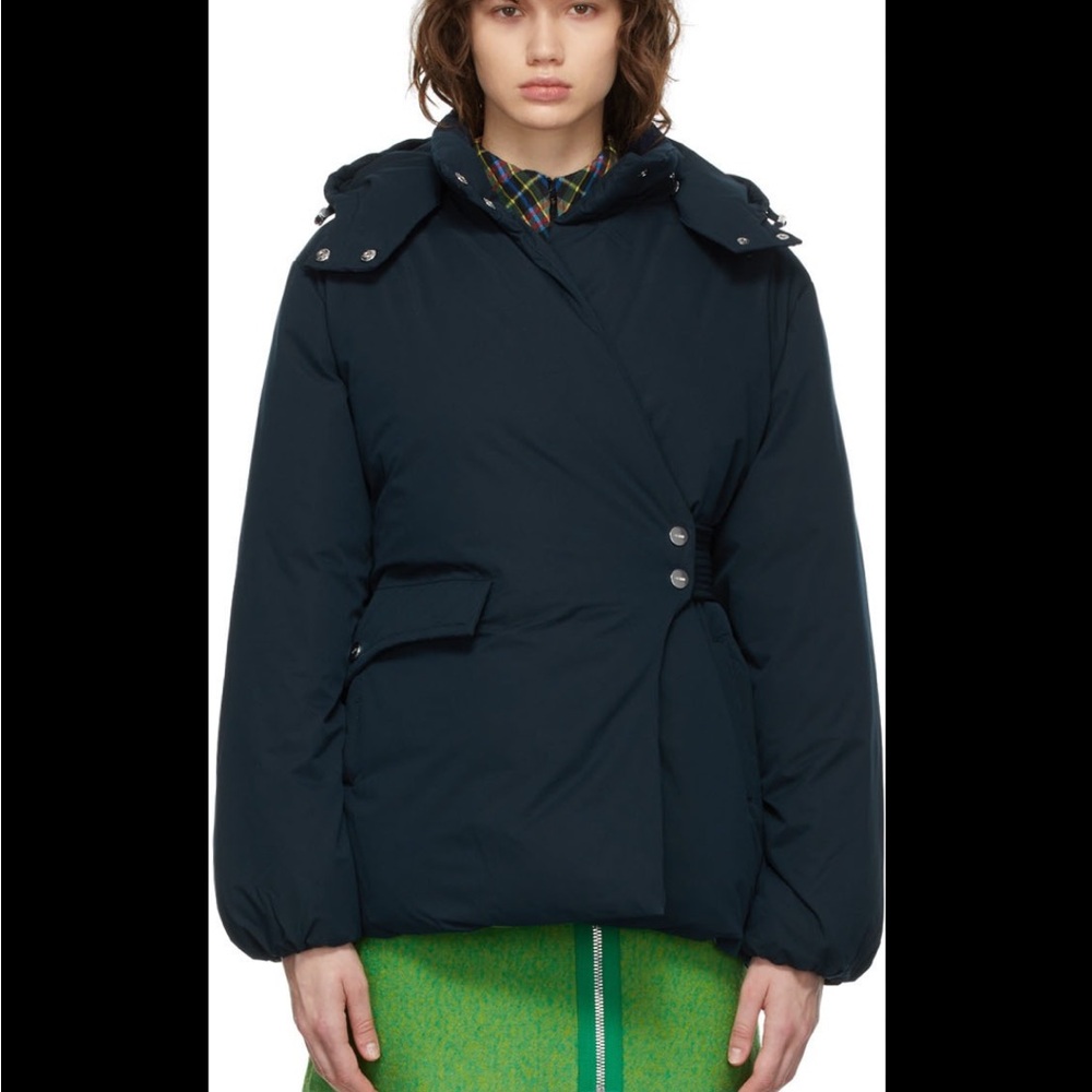 Ganni wrap effect jacket